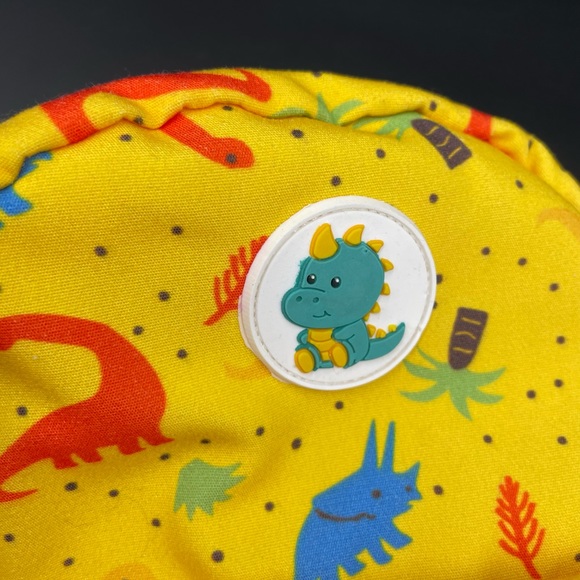 Mini Toddler Dinosaur yellow & orange backpack - Picture 5 of 9